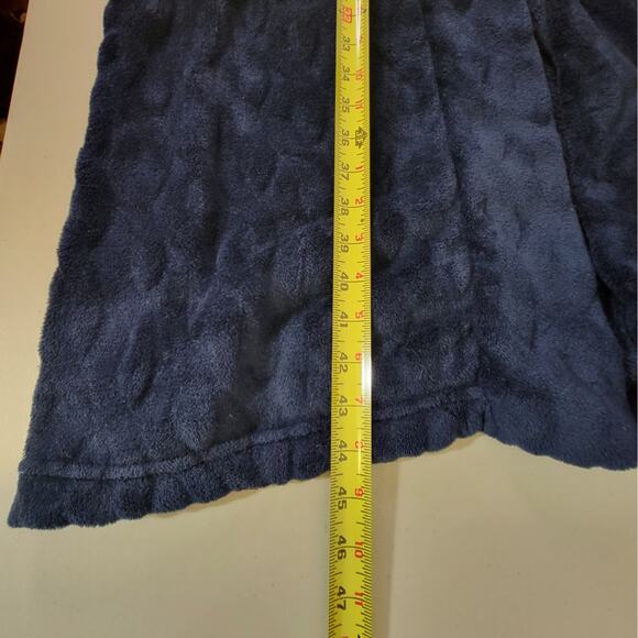 Tommy Bahama Men's Navy Blue Robe Size S/M Spa Lounge Relaxation Weekend Comfort - Picture 11 of 13